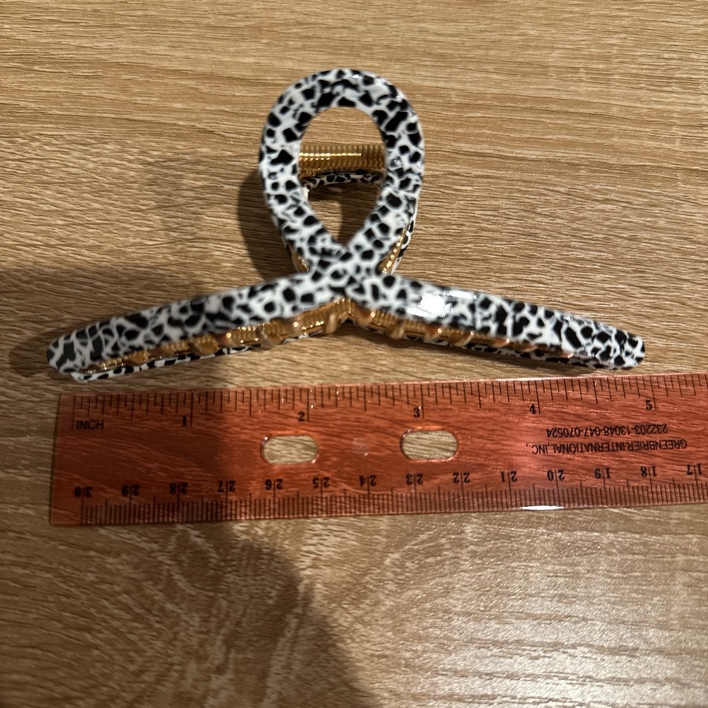 Leopard Print Hair Clip